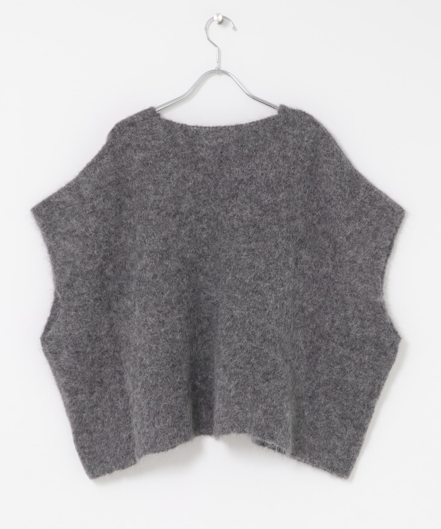 かぐれ「アルパカワイドニットベスト」|ベスト・ジレ|