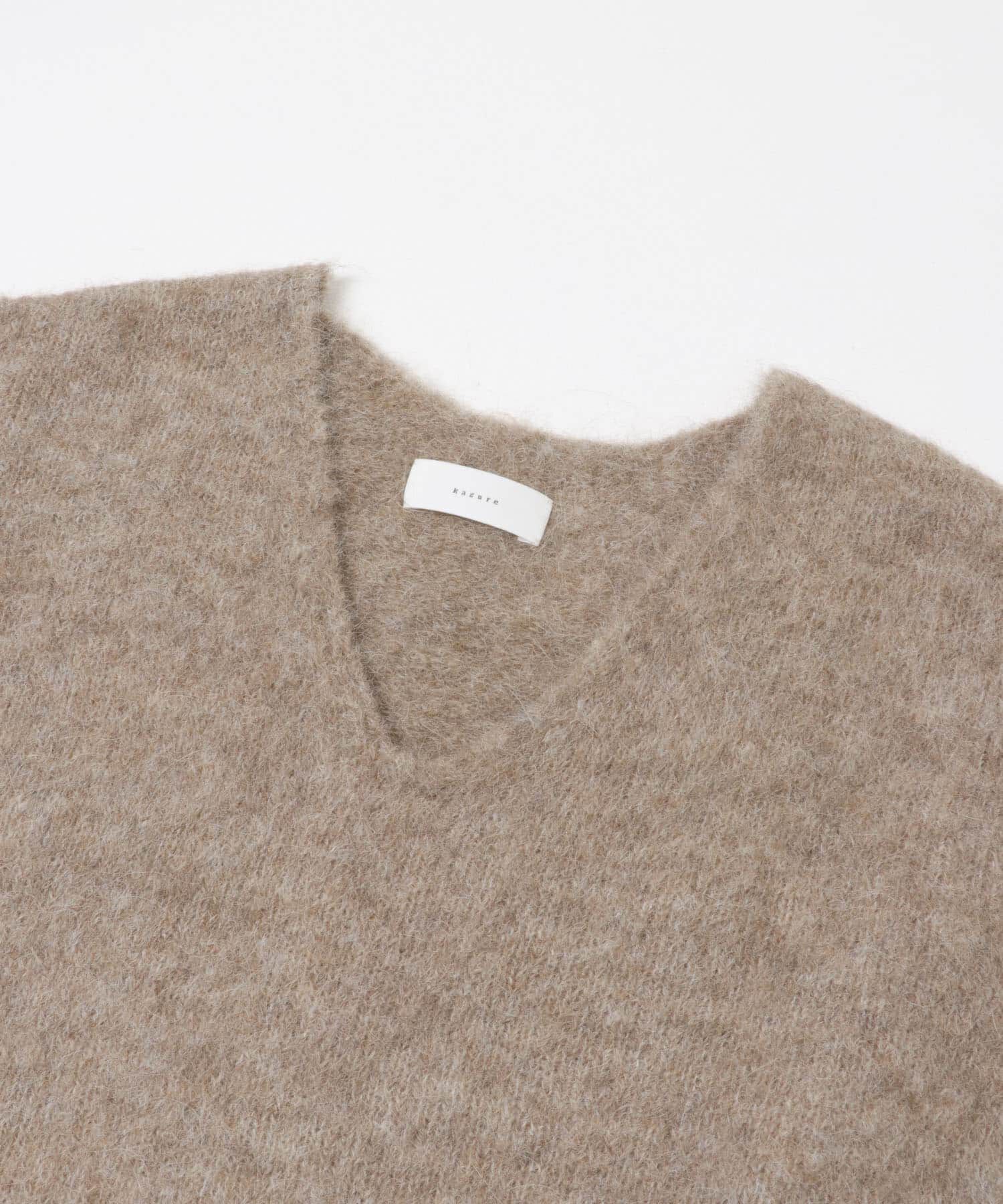 かぐれ「アルパカワイドニットベスト」|ベスト・ジレ|