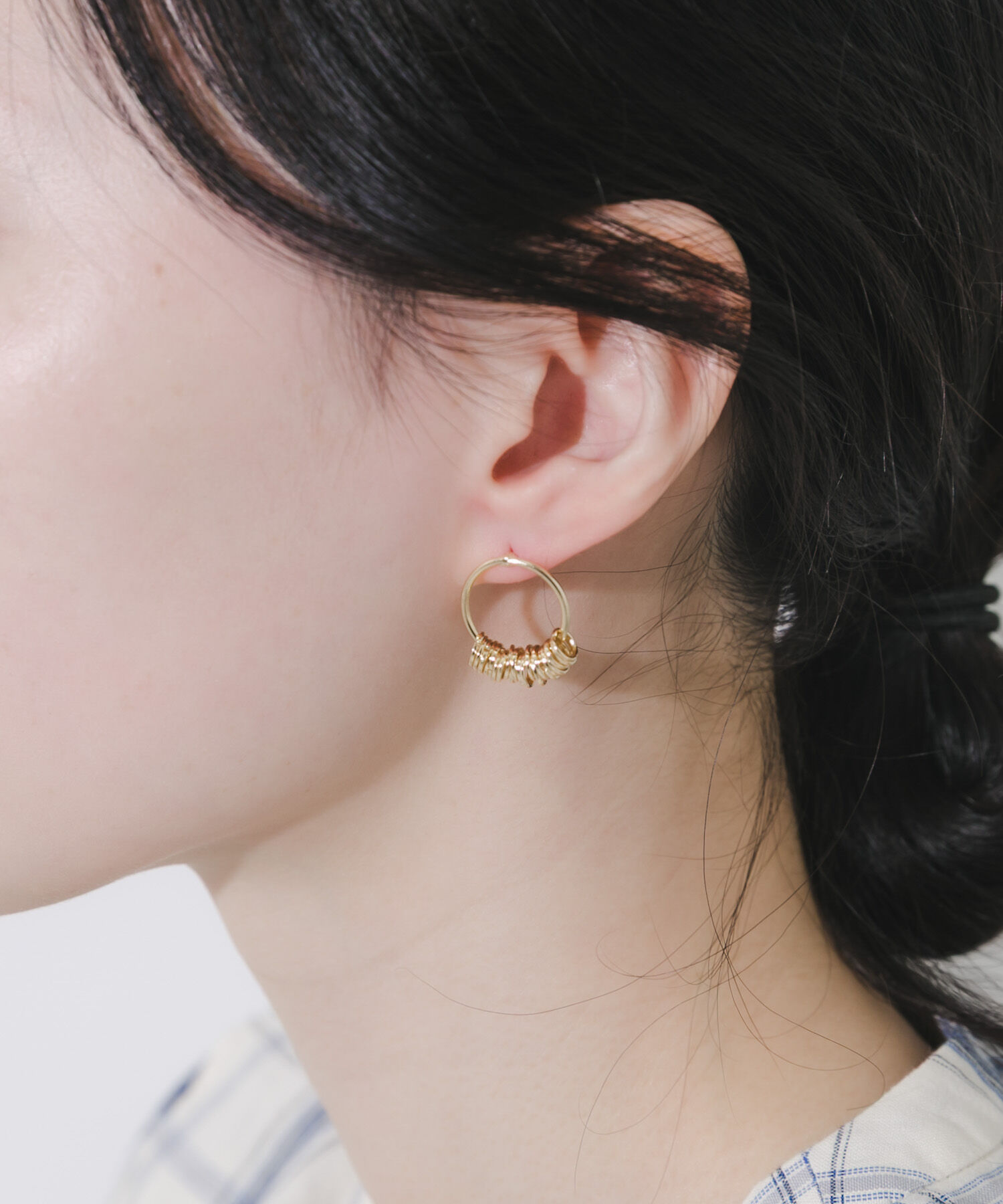 SMELLY「スプリングフープピアス」|ピアス|