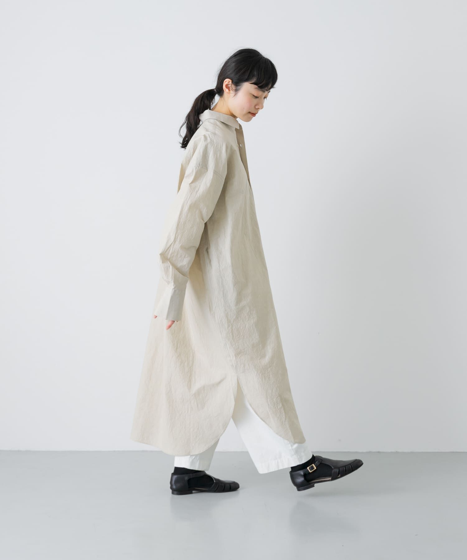 かぐれ「ワイドシャツワンピース」|ワンピース|