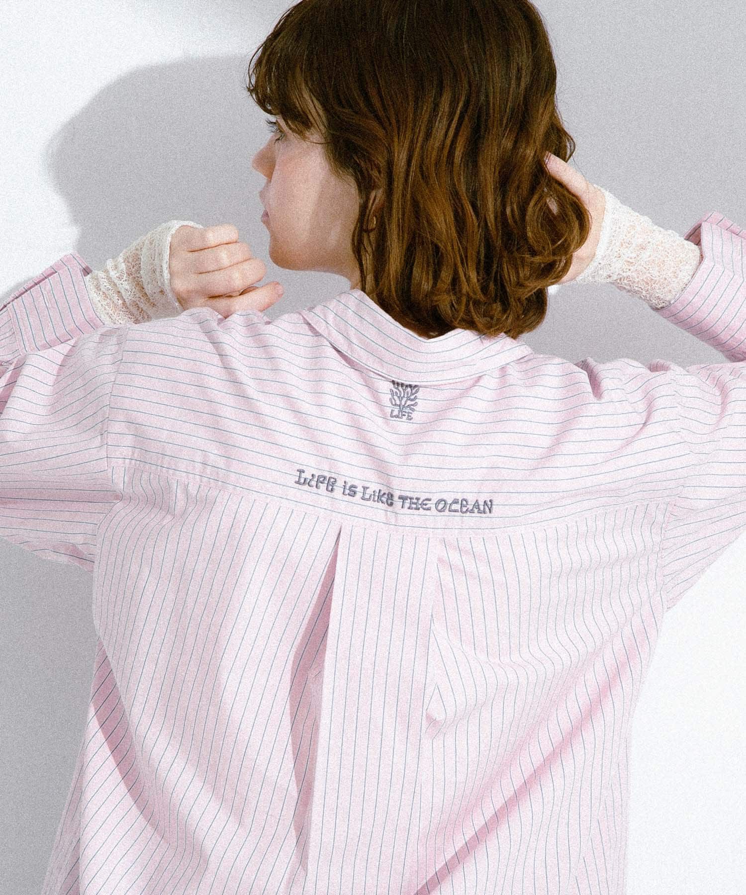 Sonny Label 「TOYAMEGコラボエンブロイダリーシャツ」|シャツ・ブラウス|ピンク系その他