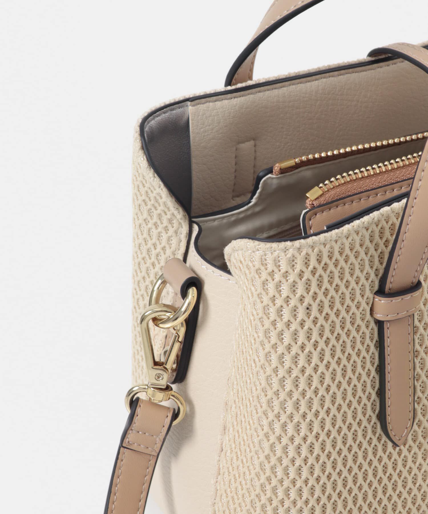 RODE SKO「チャーム付メッシュミニバッグ」|ハンドバッグ|