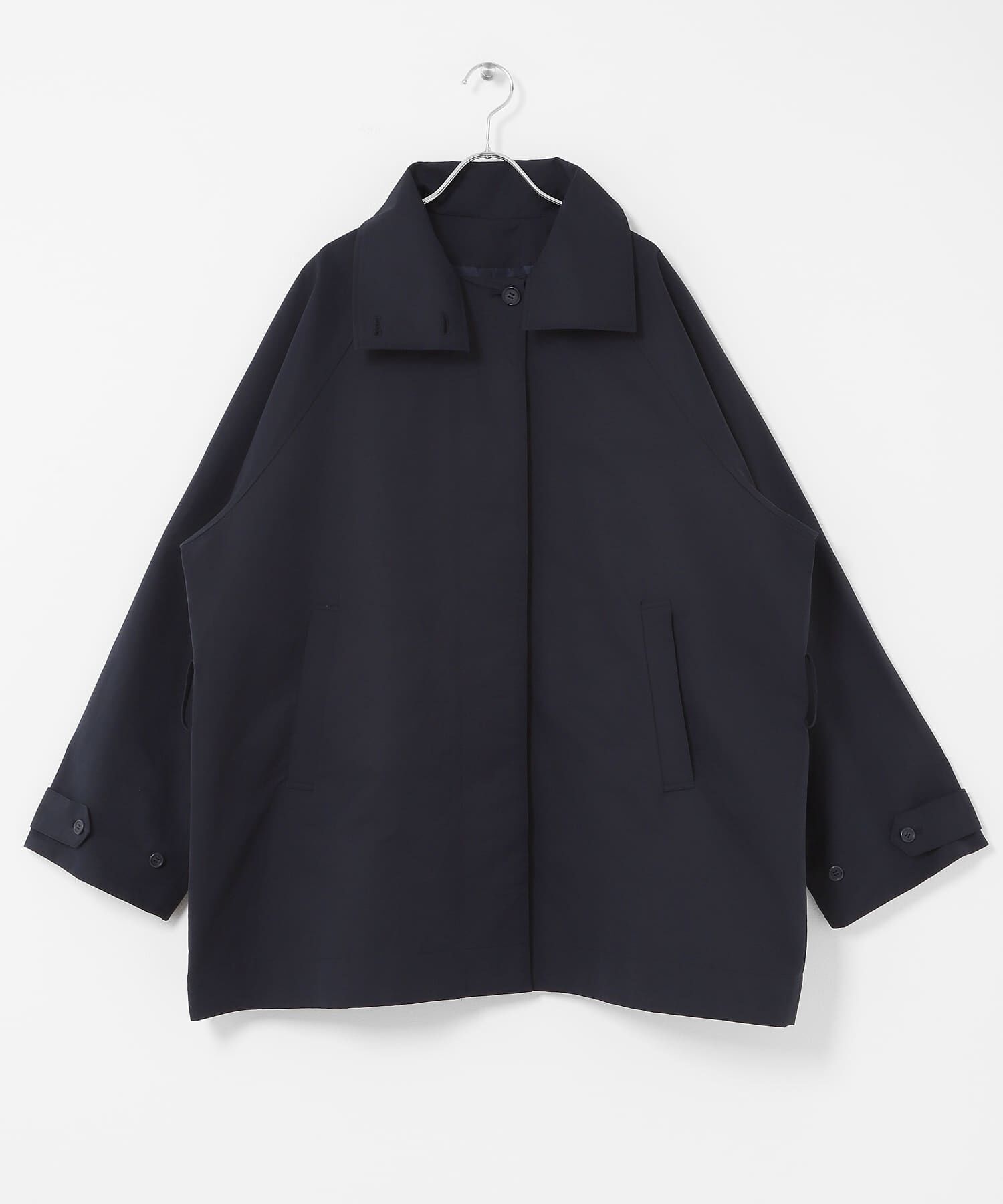  「テントラインBIGミドルコート」|ノーカラーコート|