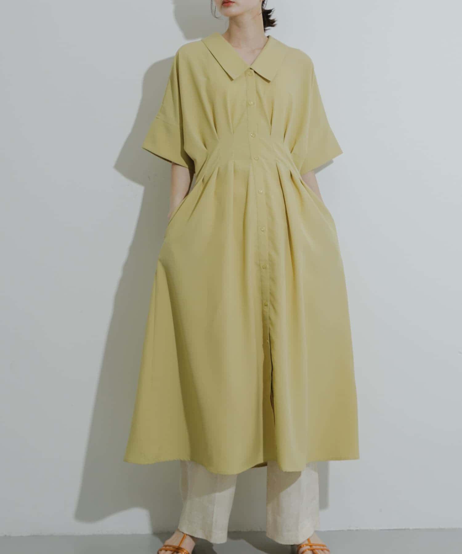 SENSE OF PLACE by URBAN RESEARCH「ウエストタックシャツワンピース」|ワンピース|