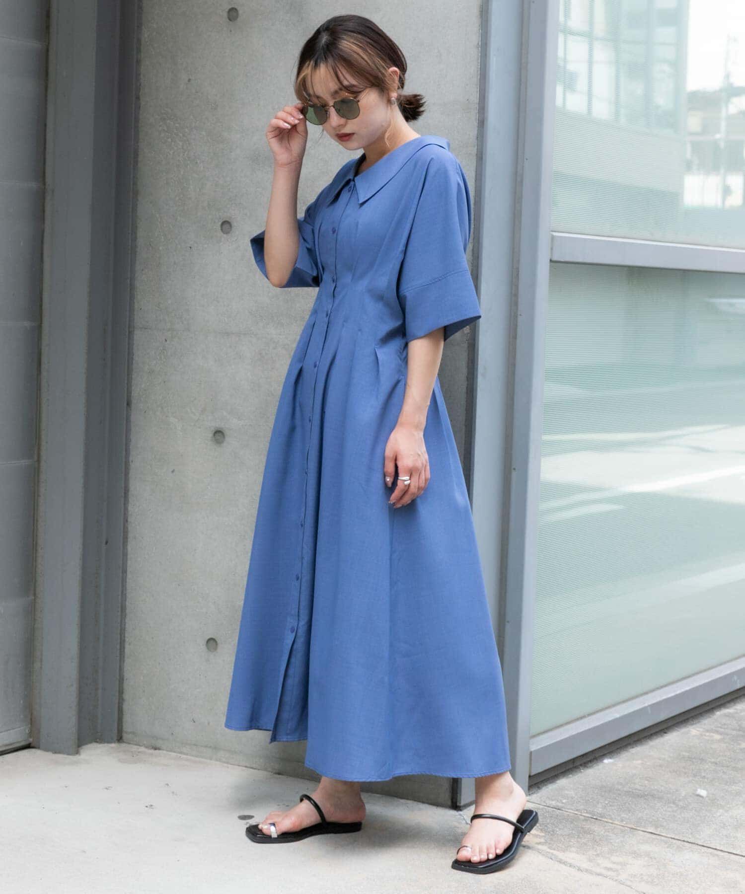 SENSE OF PLACE by URBAN RESEARCH「ウエストタックシャツワンピース」|ワンピース|