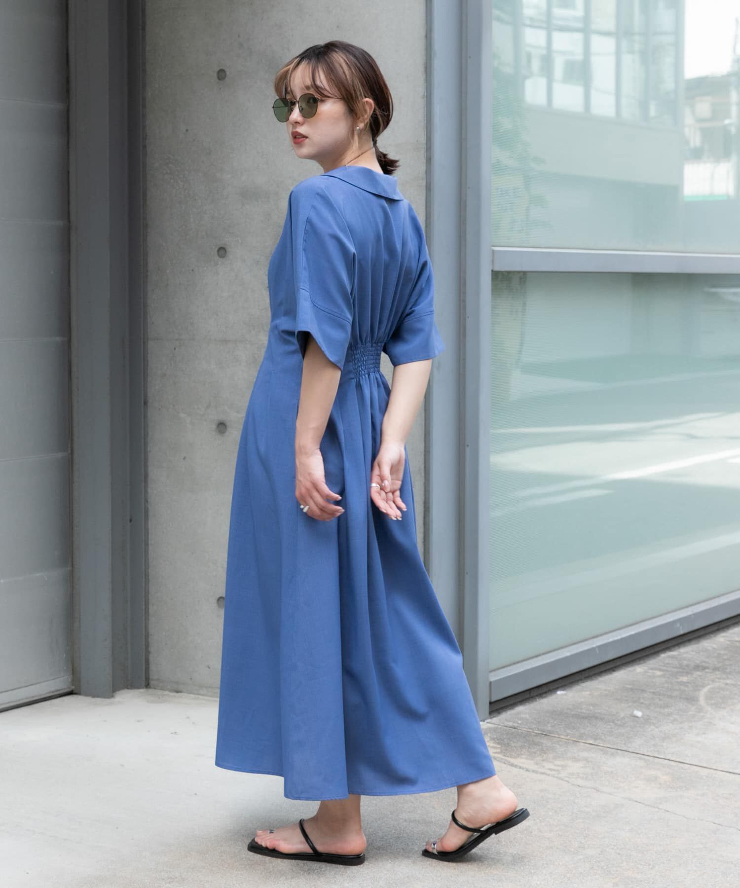 SENSE OF PLACE by URBAN RESEARCH「ウエストタックシャツワンピース」|ワンピース|