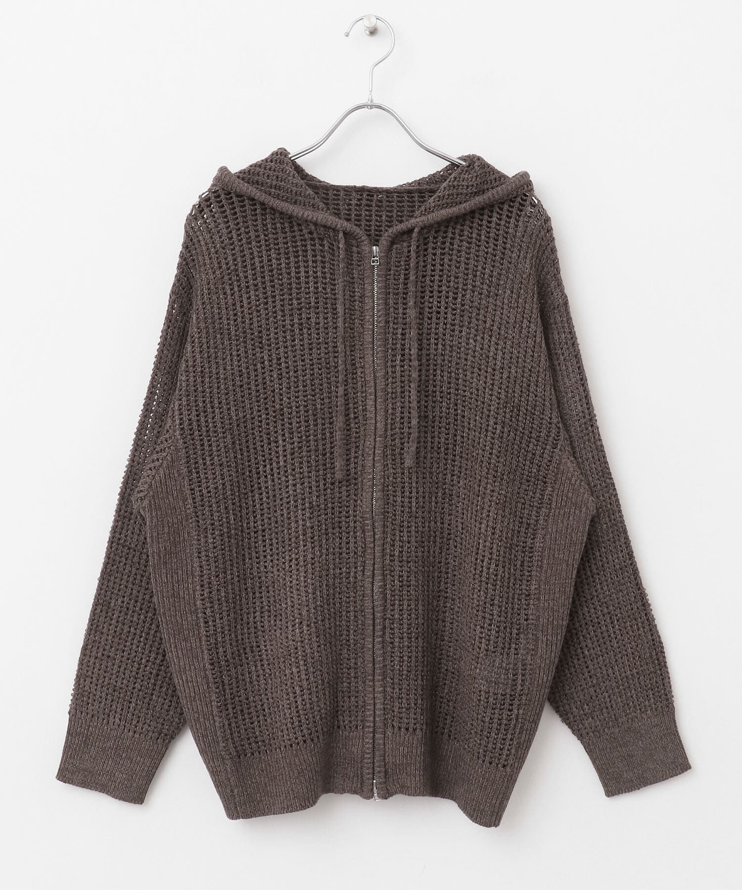 SENSE OF PLACE by URBAN RESEARCH「シアーメッシュフーディージップパーカー」|パーカー|