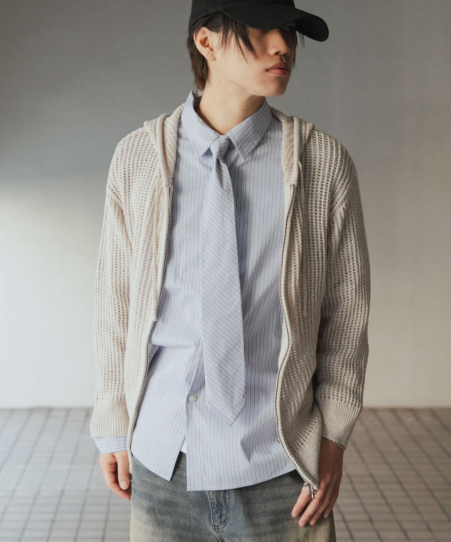 SENSE OF PLACE by URBAN RESEARCH「シアーメッシュフーディージップパーカー」|パーカー|