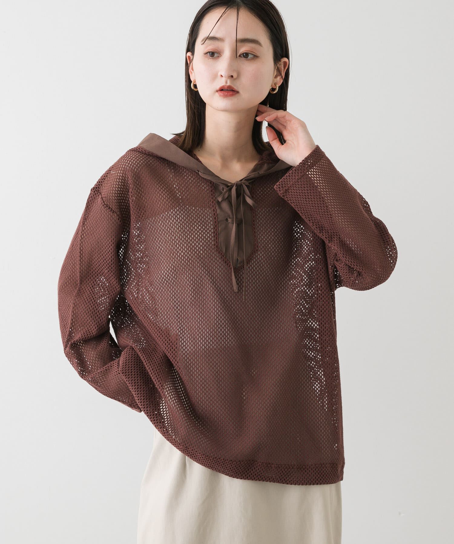 SENSE OF PLACE by URBAN RESEARCH「フーデットメッシュトップ」|その他|