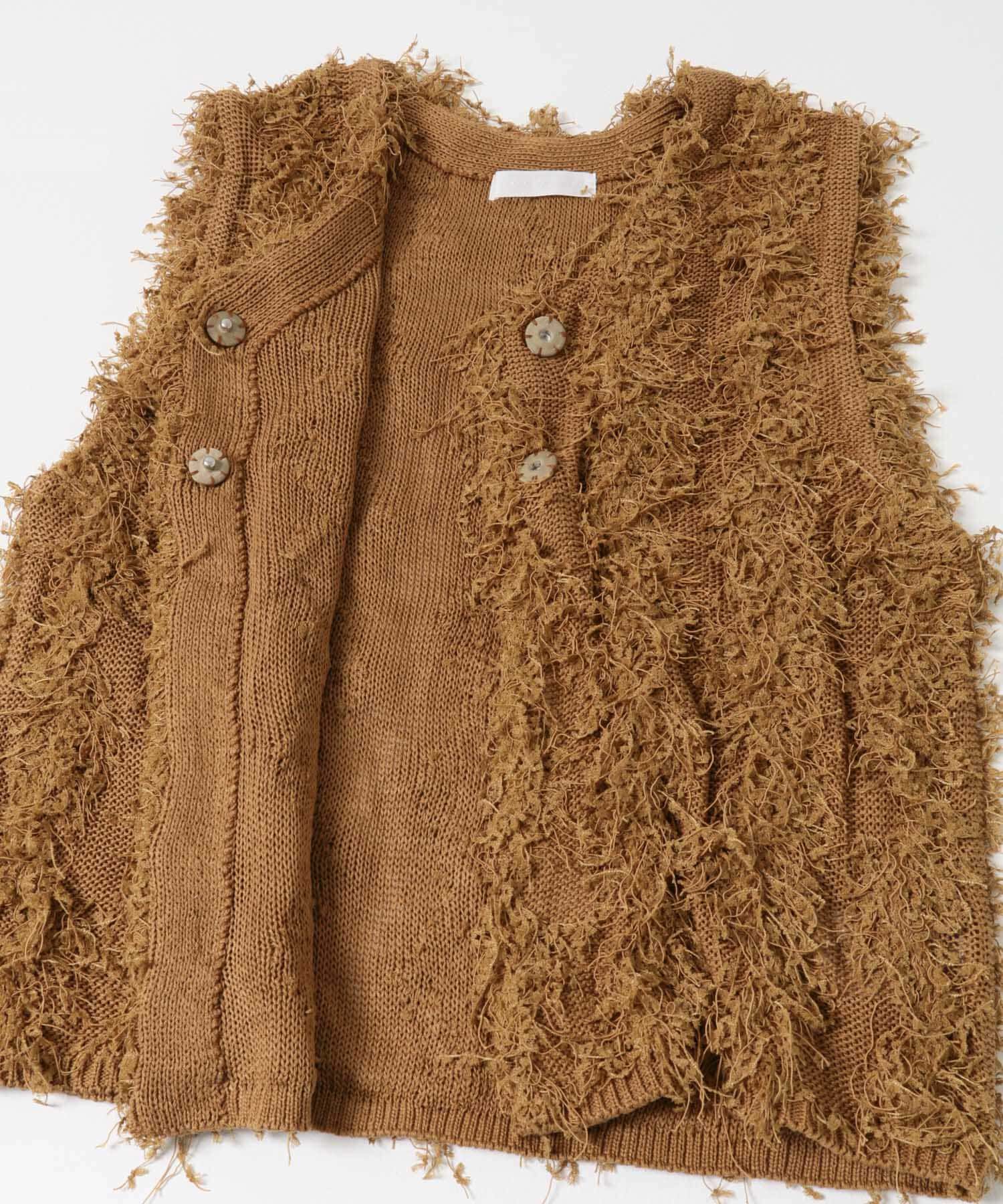 SENSE OF PLACE by URBAN RESEARCH「コードチュールフリンジベスト」|ベスト・ジレ|