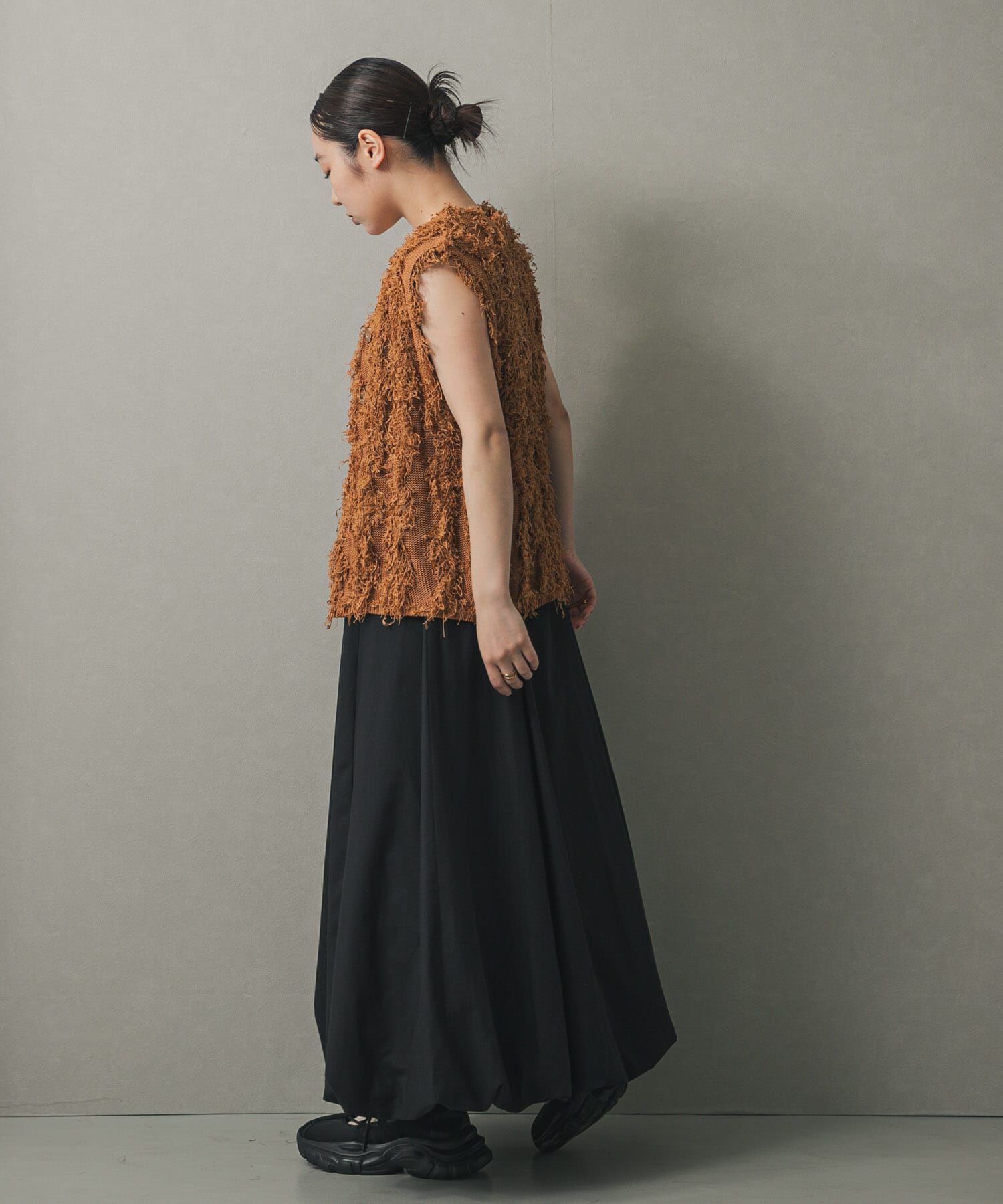 SENSE OF PLACE by URBAN RESEARCH「コードチュールフリンジベスト」|ベスト・ジレ|