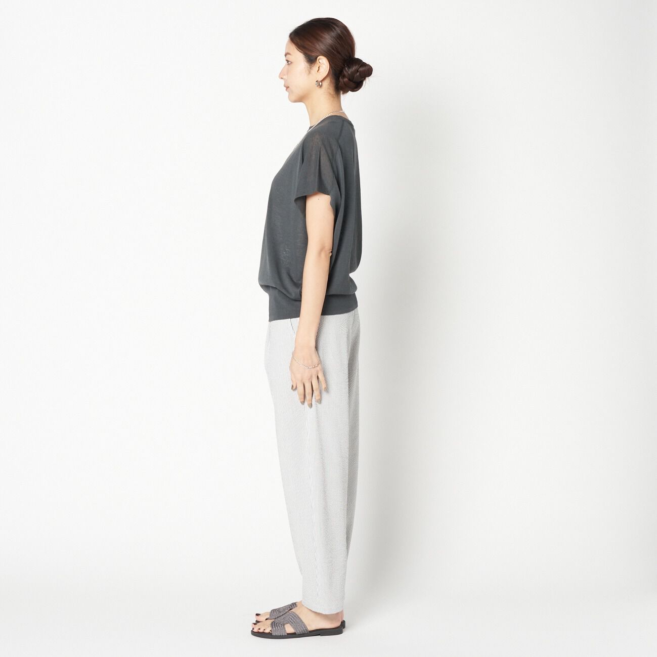 HELIOPOLE「HELIOPOLE SHEER KNIT BIG TEE」|Tシャツ・カットソー|