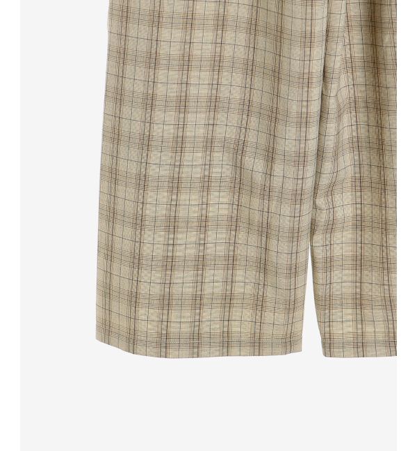 le.coeur blanc「チェックセンタープレスパンツ」|その他|