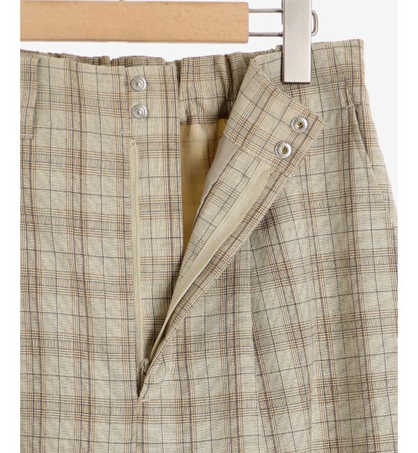 le.coeur blanc「チェックセンタープレスパンツ」|その他|