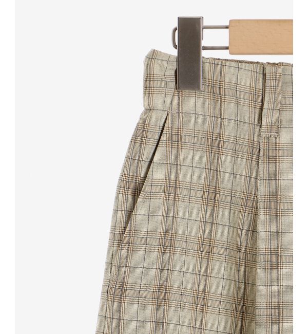 le.coeur blanc「チェックセンタープレスパンツ」|その他|