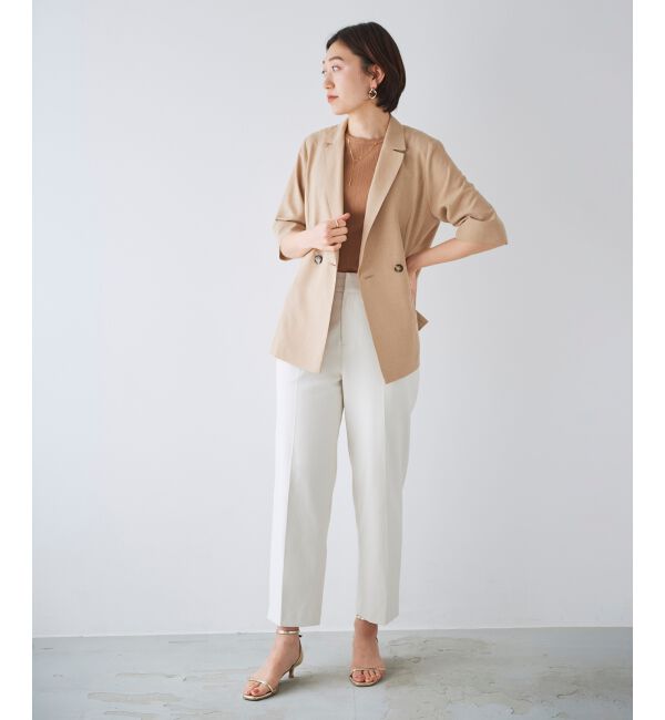 le.coeur blanc「シェルタリングセンタープレスパンツ」|その他|