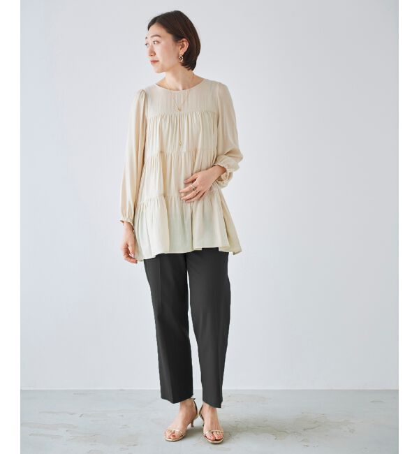 le.coeur blanc「シェルタリングセンタープレスパンツ」|その他|