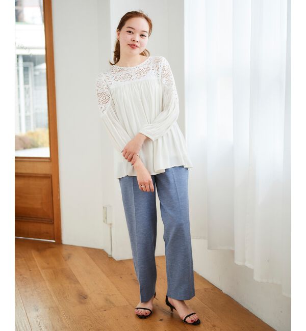 le.coeur blanc「シェルタリングセンタープレスパンツ」|その他|