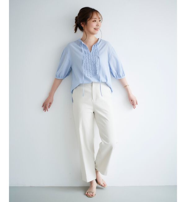 le.coeur blanc「シェルタリングセンタープレスパンツ」|その他|