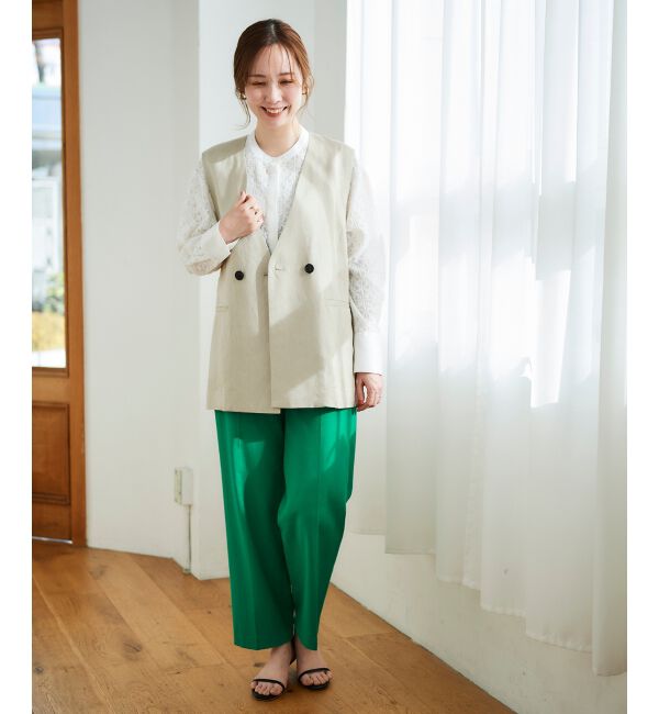 le.coeur blanc「シェルタリングセンタープレスパンツ」|その他|