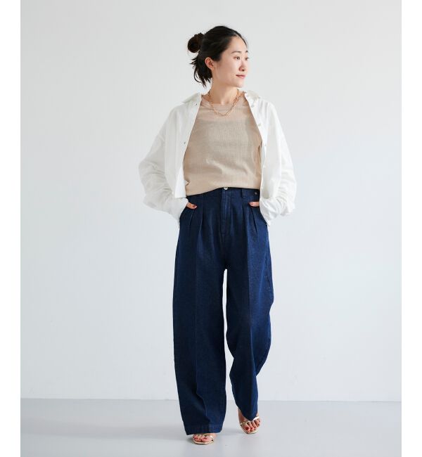 le.coeur blanc「ラメリブカットソー」|Tシャツ・カットソー|