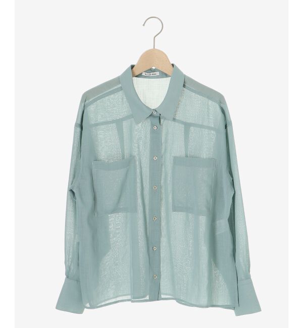 le.coeur blanc「《手洗い可能》ダブルポケットシアーシャツ」|シャツ・ブラウス|