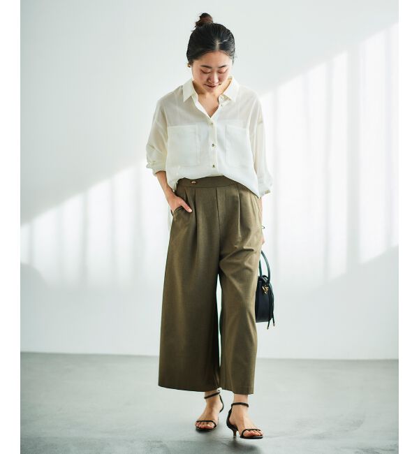 le.coeur blanc「《手洗い可能》ダブルポケットシアーシャツ」|シャツ・ブラウス|