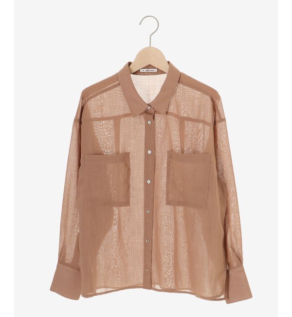 le.coeur blanc「《手洗い可能》ダブルポケットシアーシャツ」|シャツ・ブラウス|