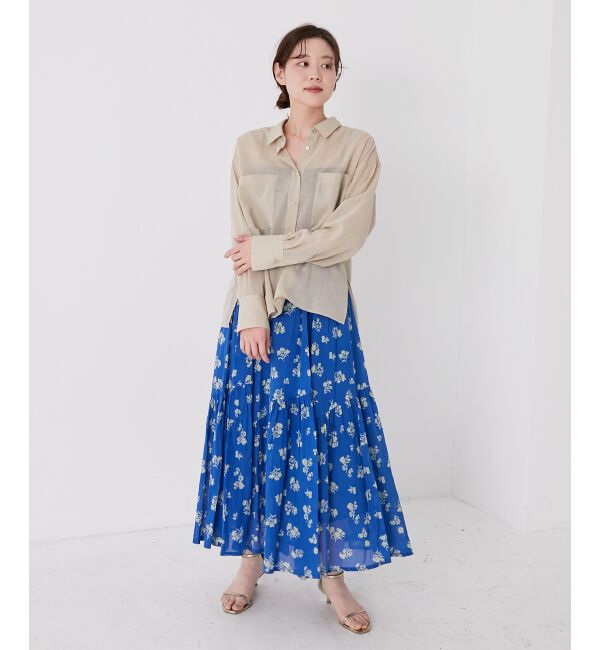 le.coeur blanc「《手洗い可能》ダブルポケットシアーシャツ」|シャツ・ブラウス|