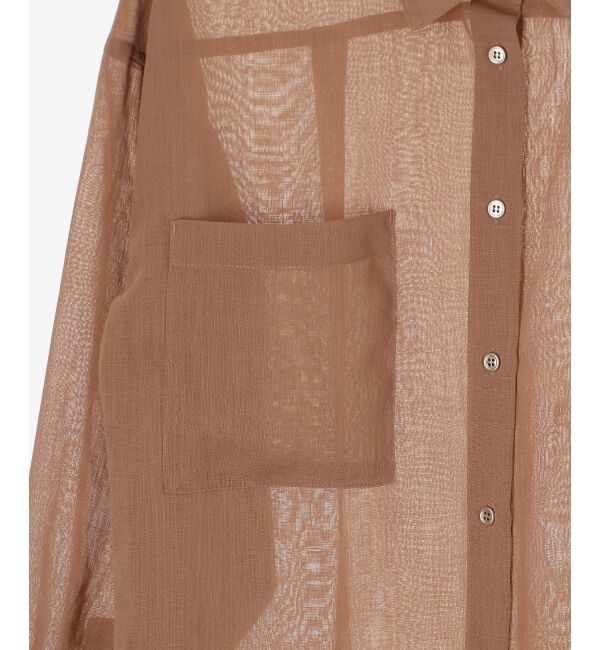 le.coeur blanc「《手洗い可能》ダブルポケットシアーシャツ」|シャツ・ブラウス|