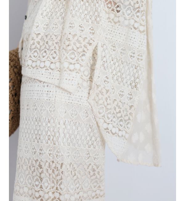  「Fanakaレースキリカエブラウス」|シャツ・ブラウス|