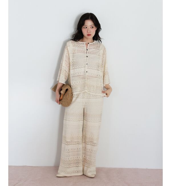  「Fanakaレースキリカエブラウス」|シャツ・ブラウス|