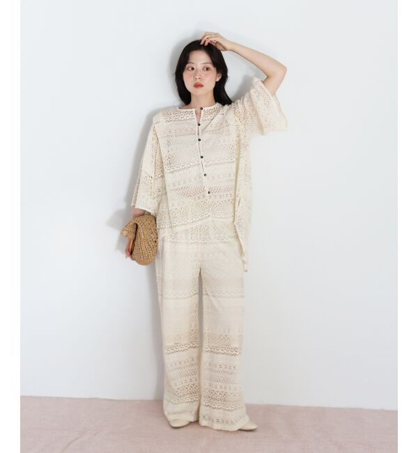  「Fanakaレースキリカエブラウス」|シャツ・ブラウス|