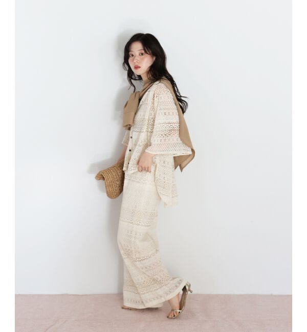  「Fanakaレースキリカエブラウス」|シャツ・ブラウス|