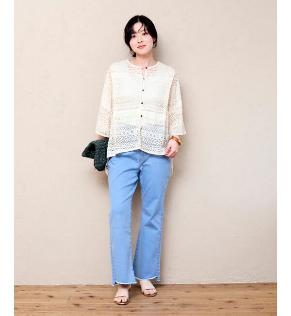  「Fanakaレースキリカエブラウス」|シャツ・ブラウス|