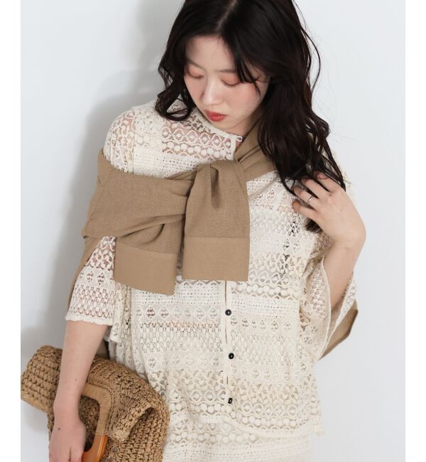  「Fanakaレースキリカエブラウス」|シャツ・ブラウス|