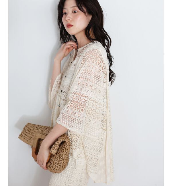  「Fanakaレースキリカエブラウス」|シャツ・ブラウス|