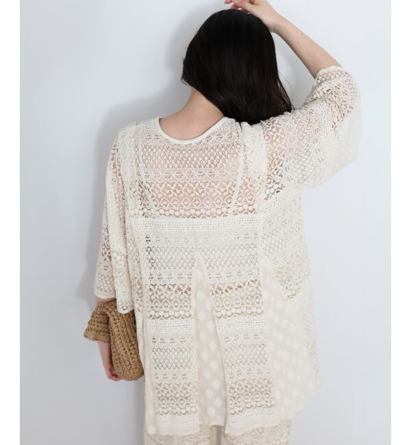  「Fanakaレースキリカエブラウス」|シャツ・ブラウス|