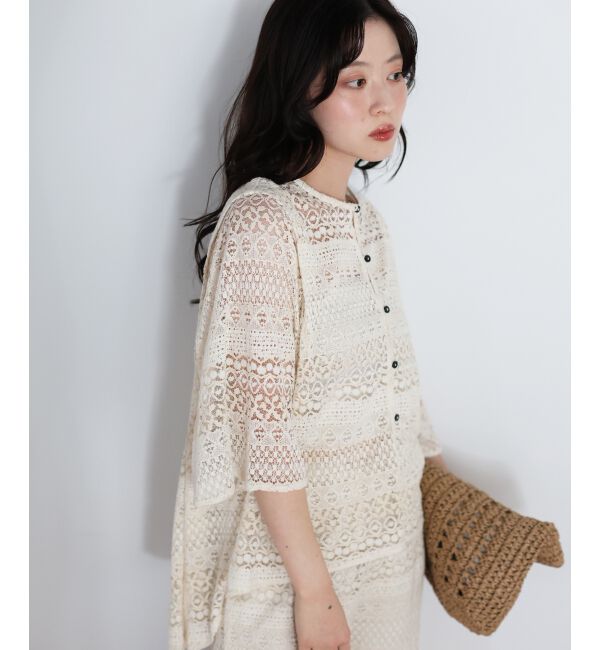  「Fanakaレースキリカエブラウス」|シャツ・ブラウス|