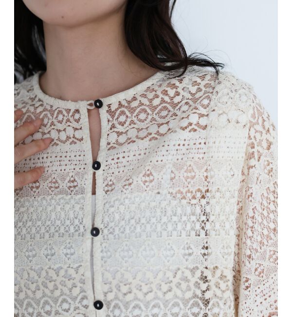  「Fanakaレースキリカエブラウス」|シャツ・ブラウス|