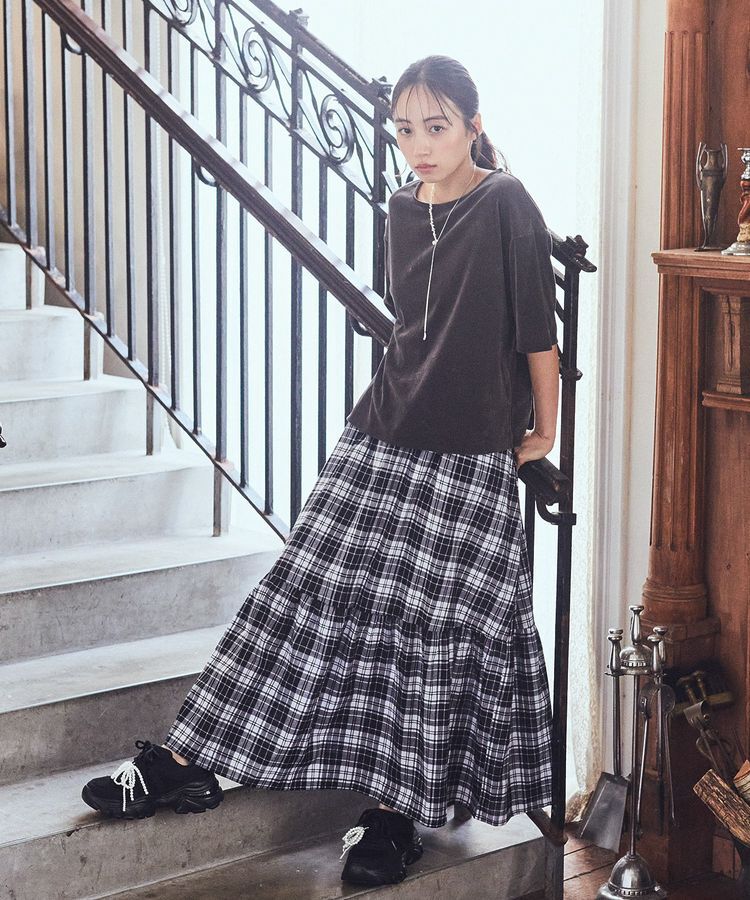 earth music&ecology「シアーベロアTee」|Tシャツ・カットソー|