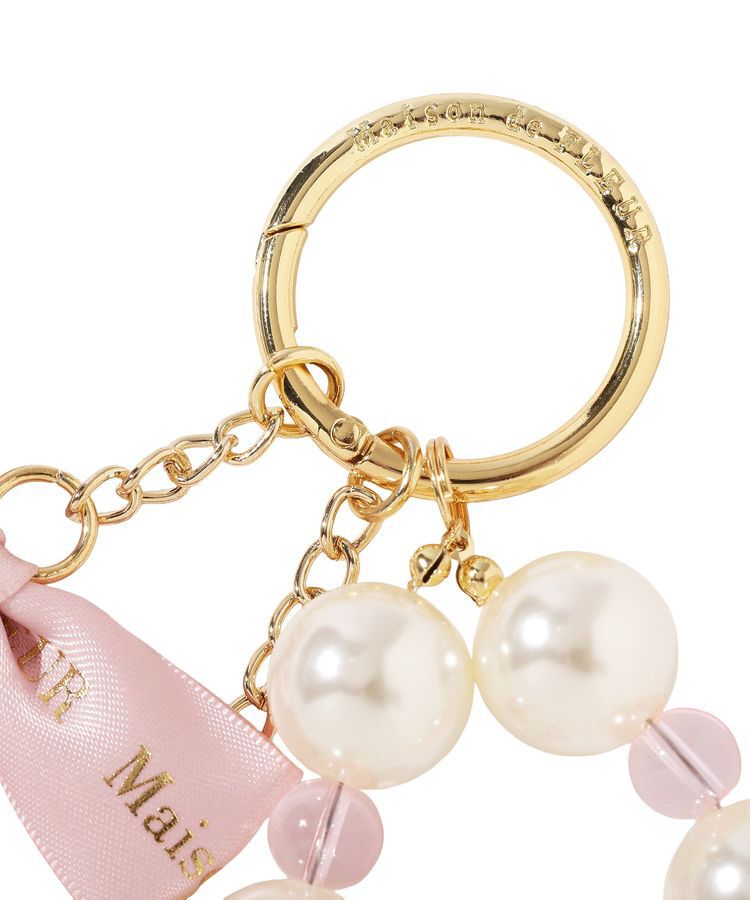 Maison de FLEUR「ロゴリボンビッグパールビジューチャーム」|その他|