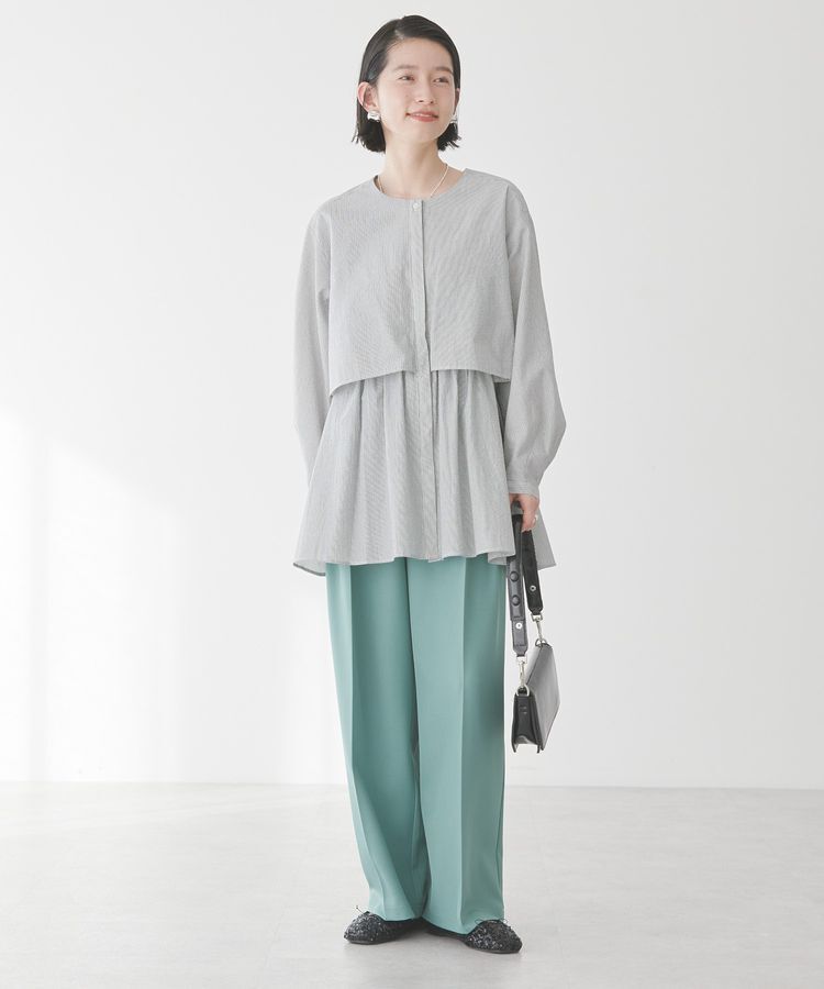 AMERICAN HOLIC「サッカーティアードロングブラウス/チュニック」|シャツ・ブラウス|