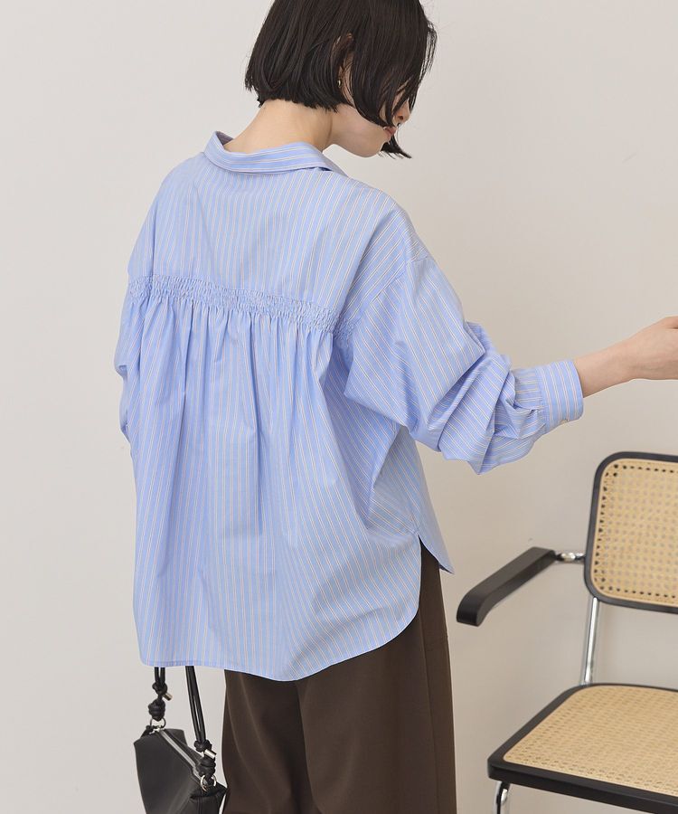 AMERICAN HOLIC「【イージーケア】バックギャザースキッパーシャツ」|シャツ・ブラウス|