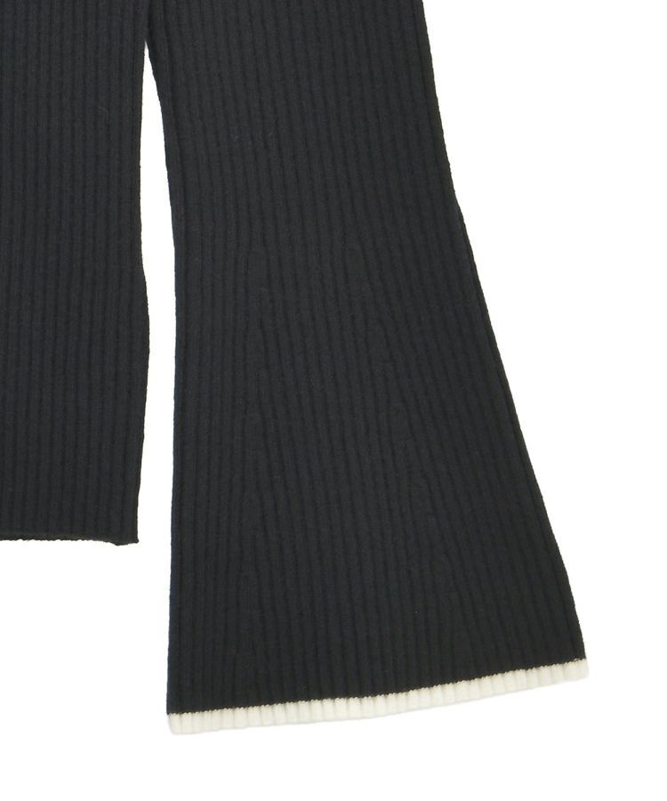 AnriettMusee「前後2wayアシンメトリー袖フレアリブニット」|ニット・セーター|