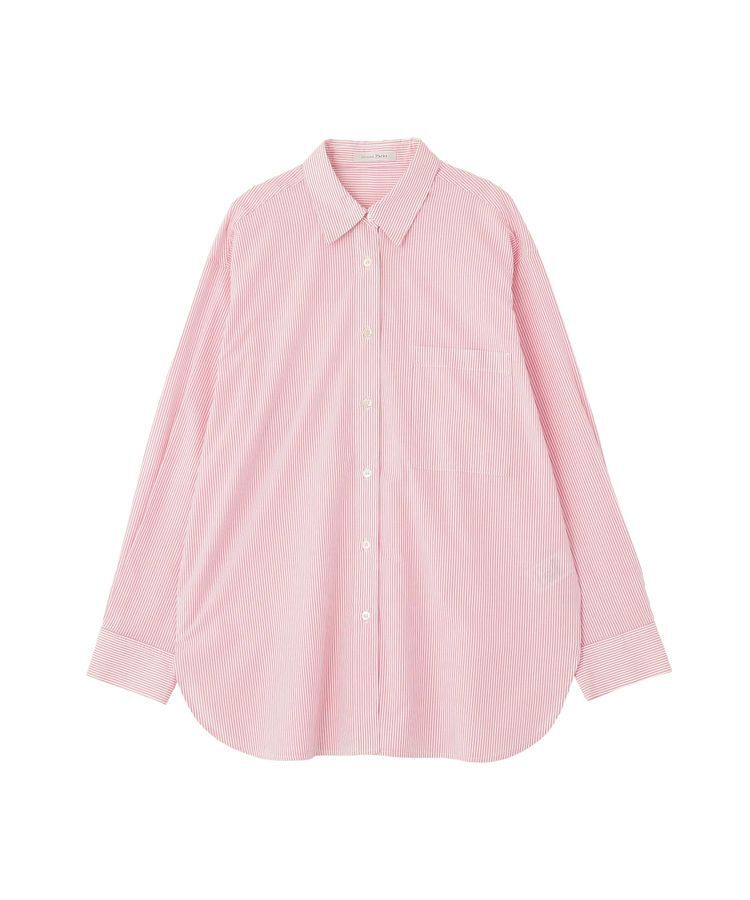 Green Parks「UVカットシャツ」|シャツ・ブラウス|Stripe Pink