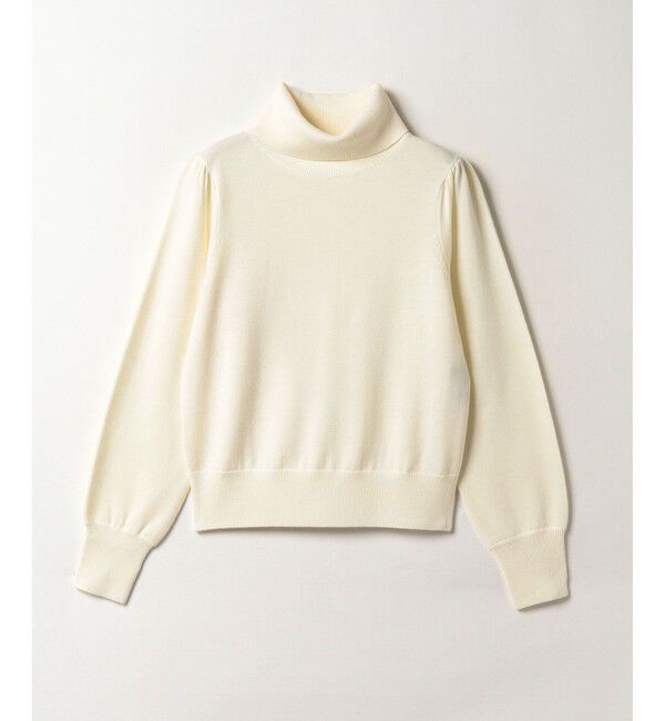 LOULOU WILLOUGHBY「◇【LOULOU WILLOUGHBY】コンパクトタートル長袖プルオーバー」|ニット・セーター|オフホワイト