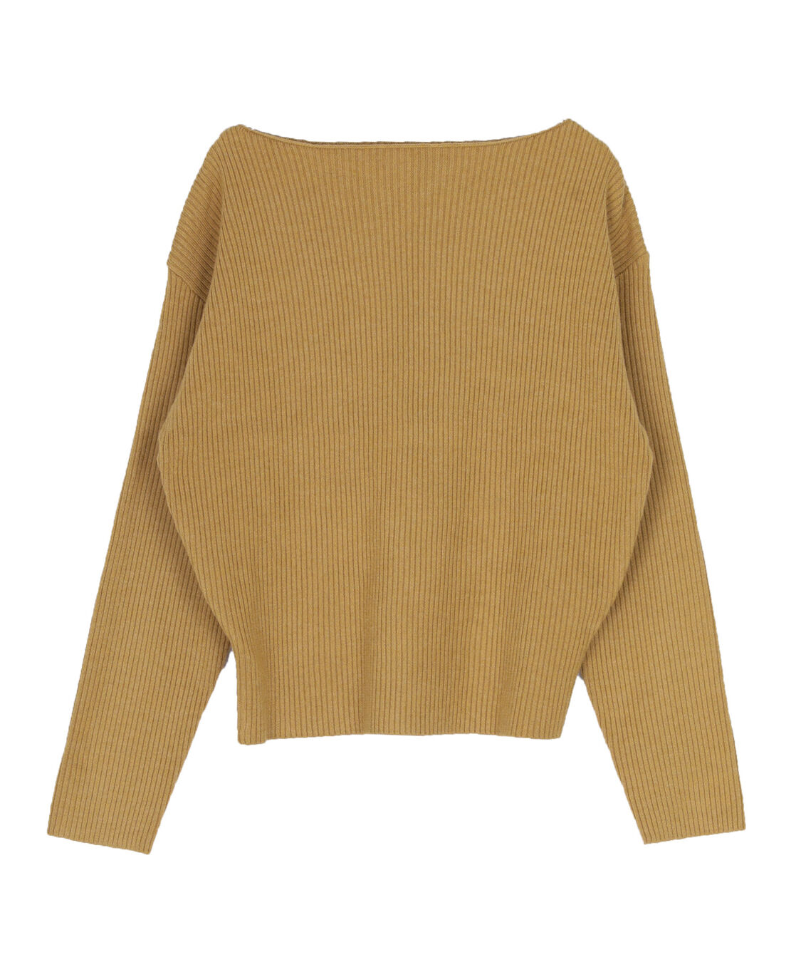 ur's「ボートネックドロップショルダーリブニット」|ニット・セーター|