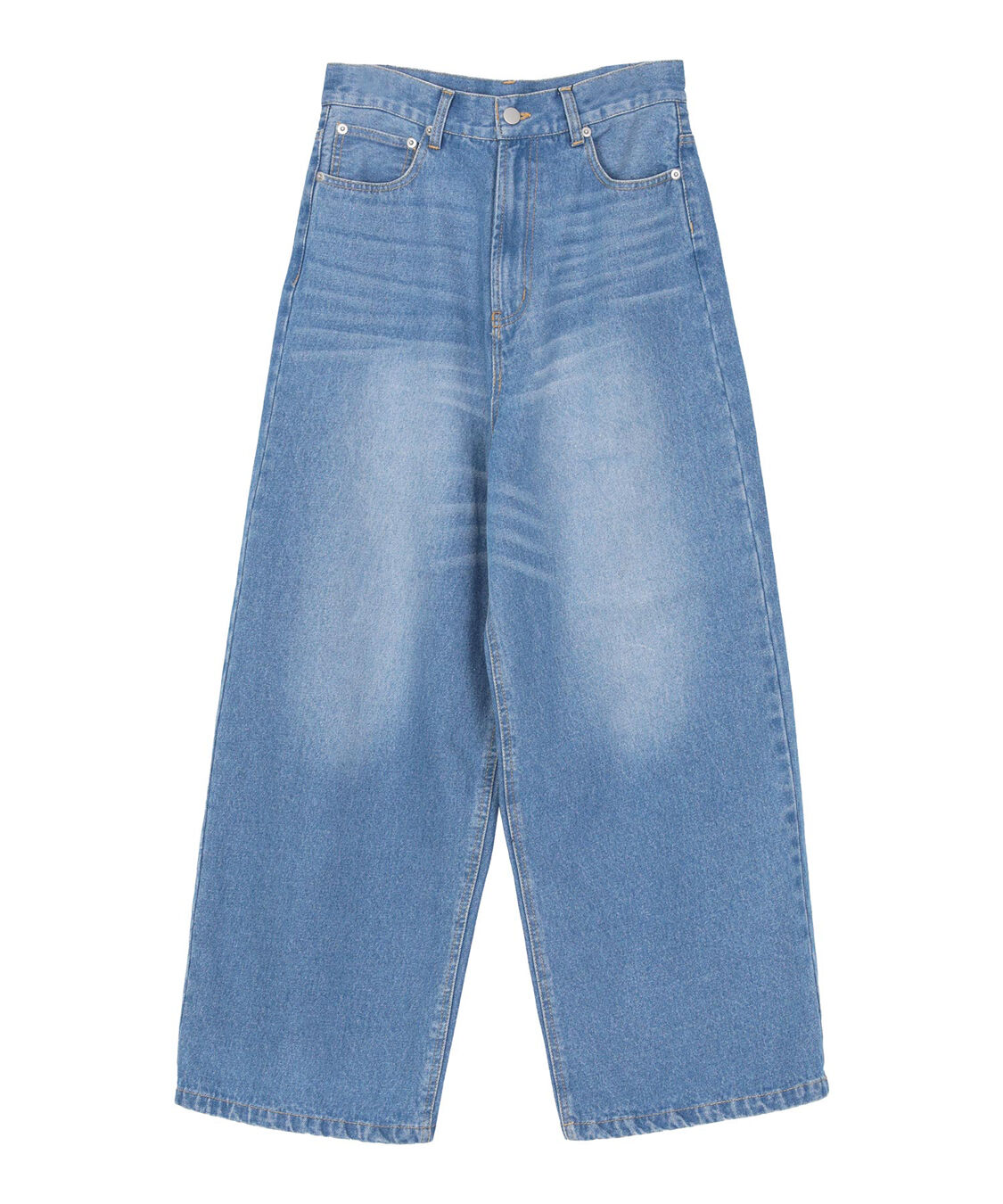 titivate「ワイドルーズデニムパンツ」|デニム|