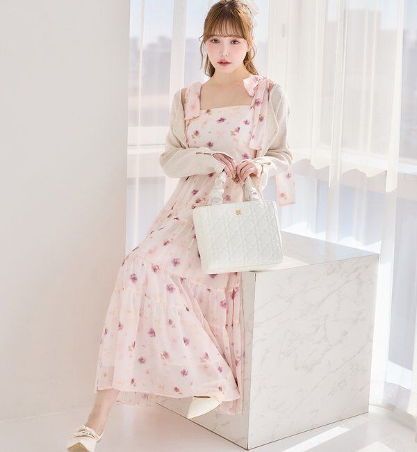  「スカーフハンドルキルティングトート」|ショルダー・メッセンジャー|